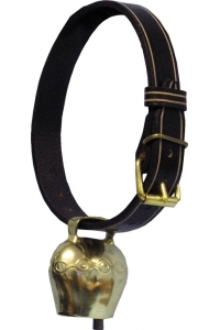 Obrázok pre Řemen k pastevním zvoncům kožený zdobený 47 mm x 125 cm