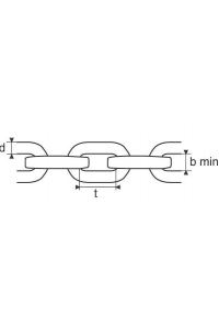 Obrázok pre Lesnický řetěz ze čtyřhranných článků G100 8 mm