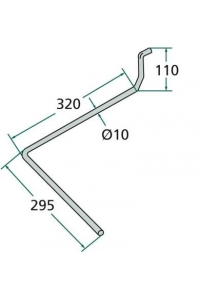 Obrázok pre Zavlačovací pero pro přesné secí brány II vhodné pro Amazone pravé 3420400