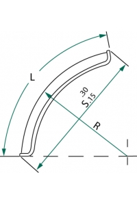 Obrázok pre Umělohmotný čtvrtblatník pro jedno a dvouřadá kola šířka 650 mm délka 700 mm