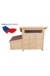 Obrázok pre Zateplený dřevěný kurník pro slepice Vranov český truhlářský výrobek pro 5-12 slepic