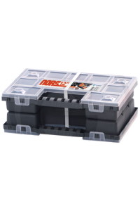 Obrázok pre Plastový box na drobné díly, hřebíky, šrouby 344 x 249 x 50 mm odnímatelné přepážky