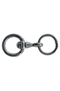 Obrázok pre Obrtlík otočný s kroužkem síla 5 mm pro řetězy, vazáky, vodítka, řemeny, lesklý