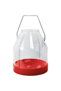 Obrázok pre Konev na dojení mléka plastová objem 30 l červená a transparentní
