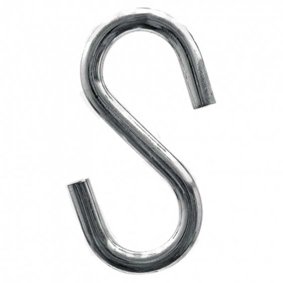 Obrázok pre S hák řetězový 3 mm z ocelového drátu zinkovaný