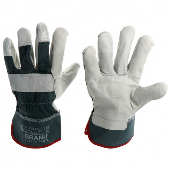 Obrázok pre Pracovní rukavice celokožené z hovězí kůže velikost 10 norma  EN 388