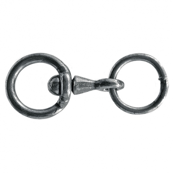Obrázok pre Obrtlík otočný s kroužkem síla 7 mm pro řetězy, vazáky, vodítka, řemeny, lesklý