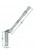 Obrázok pre Závěsový kolík přímý přístup systém Deutz průměr 31 mm délka ramene 630 mm
