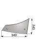 Obrázok pre Výměnný díl trojúhelník pravý na pluh RabeWerk WRP 350R 340 x 340 mm AgropaGroup