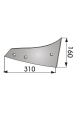 Obrázok pre Výměnný díl trojúhelník pravý na pluh RabeWerk VRP 292 R 310 x 160 mm AgropaGroup