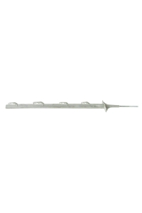 Obrázok pre Bílá plastová tyčka s ocelovou špičkou 75 cm pro elektrický ohradník