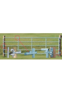 Obrázok pre Kovová pastvinová brána délkově stavitelná 4 až 5 m