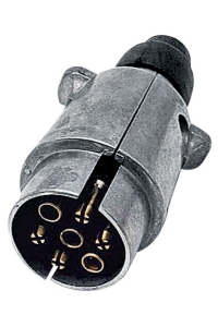 Obrázok pre Konektor 7-pólový 12V z lehkého kovu