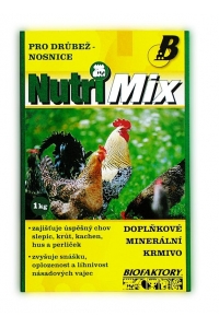 Obrázok pre Nutrimix pro nosnice, vitamíny pro pro slepice, krůty, kachny, husy, perličky 1 kg