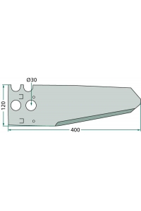 Obrázok pre Nůž pro sběrací vozy vhodný pro Krone HSL/HSD s pojistkou proti kamení
