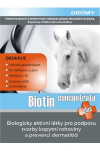 Obrázok pre DROMY Biotin Plus concentrate 900 g krmný doplněk na podporu růstu kopytní rohoviny