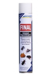 Obrázok pre Final Universal 750 ml biocid sprej na hubení lezoucího, létajícího hmyzu, čmelíků, molů