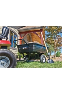 Obrázok pre Přívěs, ruční i přívěsný vozík Agri-Fab dvoukolový za zahradní traktor nosnost 160 kg