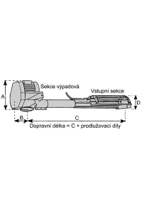 Obrázok pre Šnekový dopravník Kongskilde DGA 102 s motorem 1,5 kW délka 3 m