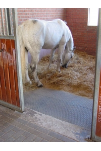 Obrázok pre Stájová plastová rohož zámková plná 120 cm x 80 cm x 2,2 cm pro koně, skot a psy