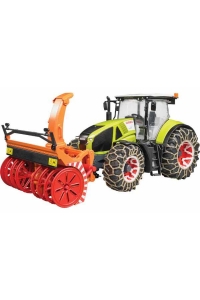 Obrázok pre Bruder - traktor - CLAAS AXION 950 s frézou a sněhovými řetězy