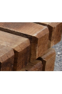 Obrázok pre Dřevěný kůl hranatý dubový 200 cm 100 x 100 mm na ohradu