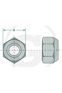 Obrázok pre Kuželová matice závit M20 x 1,5 pro hroty na čelní nakladač