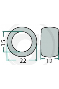 Obrázok pre Kulový kroužek pro čep unašeče vhodný pro obraceče Deutz-Fahr a Pöttinger