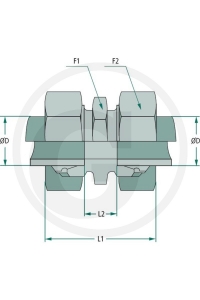 Obrázok pre Hydraulické šroubení přímé STAUFF GV s přesuvnou maticí