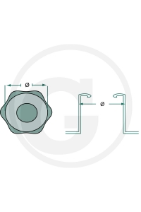 Obrázok pre Uzávěr palivové nádrže pro Case IH, Deutz-Fahr, Steyr bajonetový uzávěr