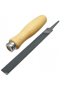 Obrázok pre Plochý pilník 150 mm s dřevěnou rukojetí