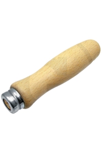 Obrázok pre Univerzální dřevěná rukojeť pilníku 100 mm na pilové řetězy pro kulaté a ploché pilníky