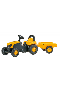 Obrázok pre Rolly Toys modelová řada Rolly Kid - šlapací traktor JCB s přívěsem
