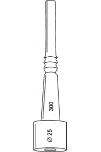 Obrázok pre Strukové gumy AGS ITSPA 25 x 300 mm 3-drážková na dojení Agrostroj (4)