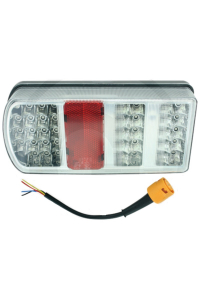 Obrázok pre LED koncové světlo 6-funkční 12V levé přípojné vedení 200 mm s 5-pólovým bajonetem