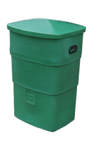 Obrázok pre Víceúčelová nádoba s víkem La GÉE 200 l plastová PE zelená zásobník na krmiva