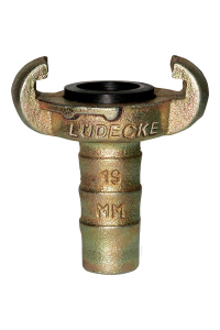 Obrázok pre LÜDECKE hadicová spojka proti loupeži vývrt 15 mm DIN 3489 bez límce na vzduch