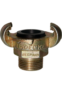 Obrázok pre LÜDECKE hadicová spojka proti loupeži vývrt 17 mm DIN 3489 vnější závit 3/4