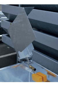 Obrázok pre Mosazný plovákový ventil s otočným zinkovaným krytem pro hranatý žlab PASDELOU pro skot