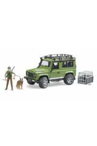 Obrázok pre Bruder - Land Rover Defender s myslivcem a psem
