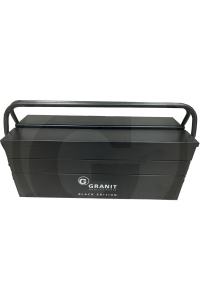 Obrázok pre Robustní box na nářadí kovový 5 přihrádek 530 x 200 x 200 mm Granit BLACK EDITION