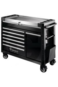 Obrázok pre Dílenský vozík s nářadím 215 ks PERFORMANCE Heavy Granit BLACK EDITION pojízdný 6 vložek