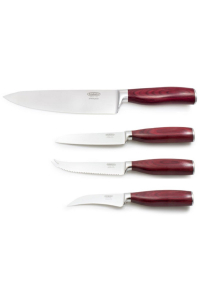 Obrázok pre Luxusní sada 4 profi kuchařské nože RUBY PARTY dřevěná střenka dárková kazeta