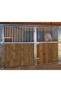 Obrázok pre Přední stěna boxu pro koně s křídlovými dveřmi La GÉE šířka 3 m výška 2,3 m