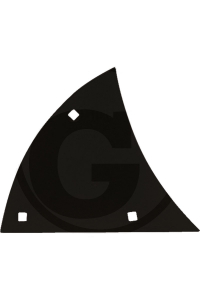 Obrázok pre Výměnný díl trojúhelník pravý na pluh Lemken, Ostroj typ B2KR 290 x 270 mm Granit