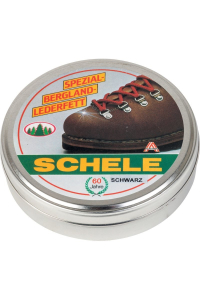 Obrázok pre Přírodní krém na kůži, kožené boty, balzám s včelím voskem SCHELE Bergland černý 240 ml