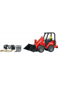 Obrázok pre Bruder - Kloubový nakladač Schäffer Hoflader 2034 včetně příslušenství a figurky řidiče