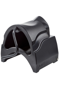 Obrázok pre Pojízdný plastový držák na sedlo s rukojetí a přihrádkou na příslušenství, barva černá