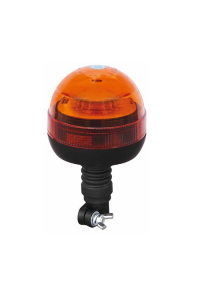 Obrázok pre LED zábleskový maják, oranžový výstražný 12V/24V 12x3W na nástrčnou trubku