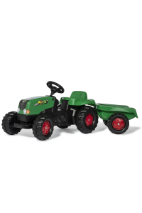 Obrázok pre Rolly Toys - šlapací traktor Rolly Kid s vozíkem zeleno červený